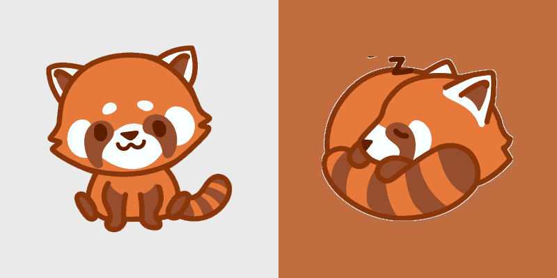 Cute Cursor Pack: Enchanting Red Panda