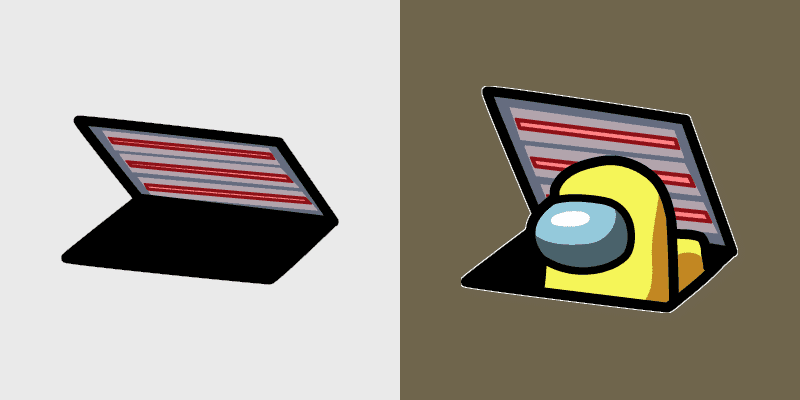 Among Us Impostor and Vent Custom Cursor Pack