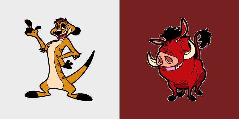 Timon & Pumbaa