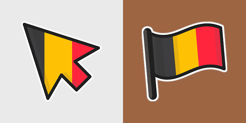 Belgium Flag Custom Cursor