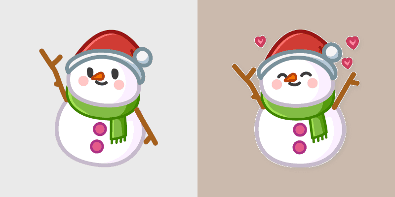 Snowman Mouse Cursor Pack