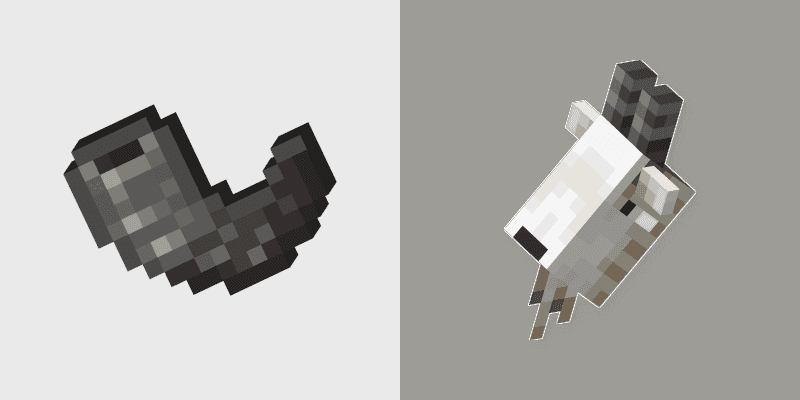 Cute Cursor Pack - Minecraft Goat Horn