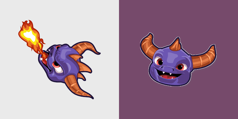 Spyro's Magical Cursor Pack