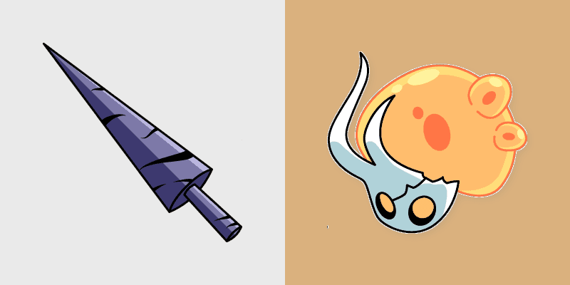 Cute Hollow Knight Vessel Cursor Pack