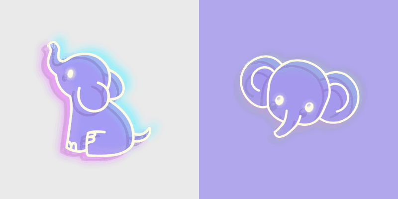 Cute Cursor Pack - Elephant Delight