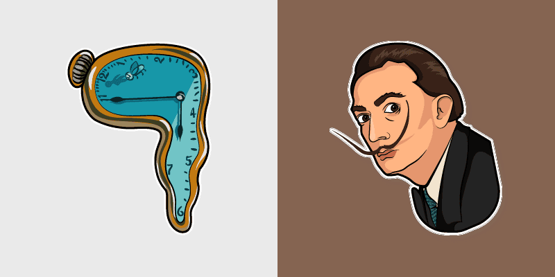 Cute Cursor Pack by Salvador Dali