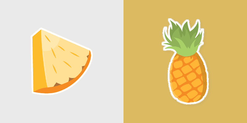 Tropical Fruit Cursor Pack
