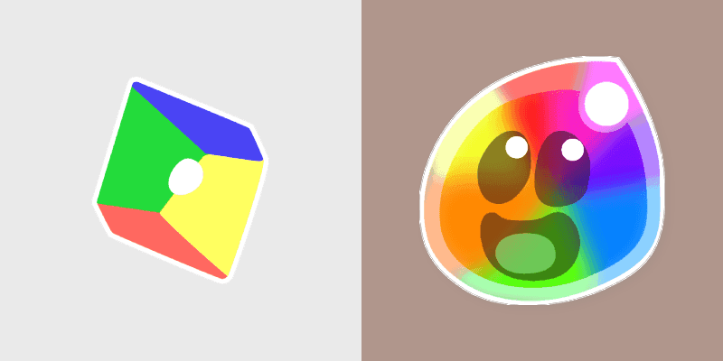 Rainbow Slime and Plort