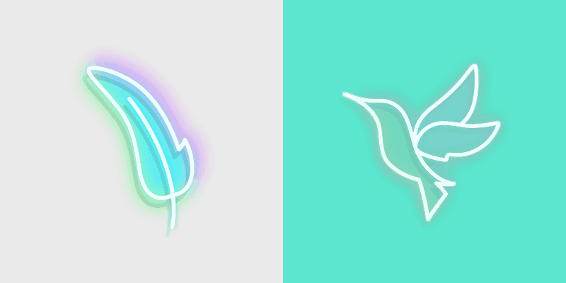 Neon Cute Cursor Pack