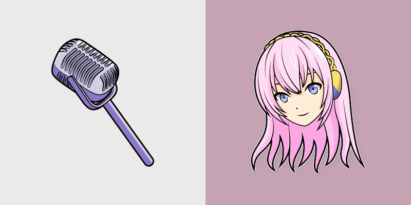 Custom Cursor Pack - Vocaloid Megurine Luka