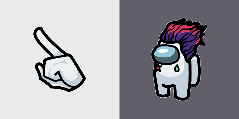 Hisoka Among Us Custom Cursor