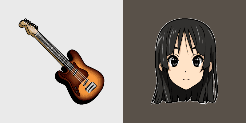 Custom Cursor Pack - K-ON Mio Akiyama Inspired