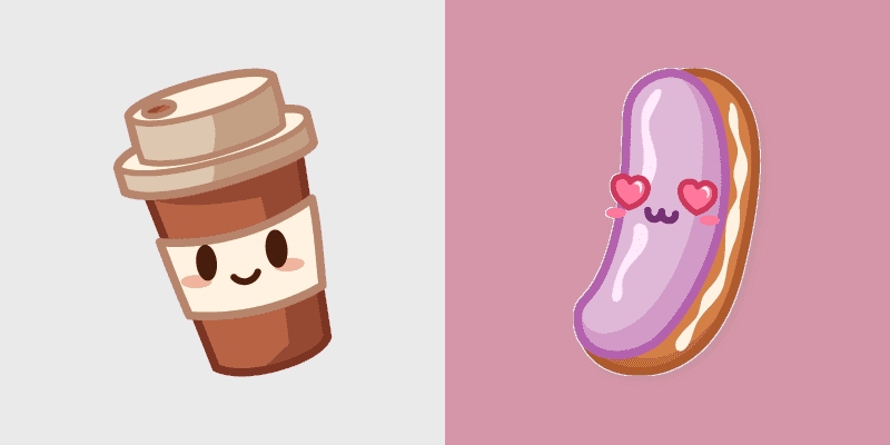 Coffee and Eclair