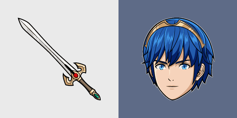 Cute Cursor Marth & Sword Collection