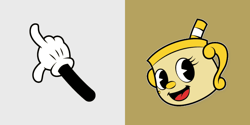 Cute Cursor Cuphead
