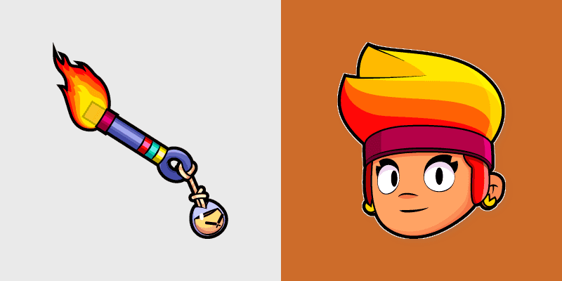 Cute Cursor Pack - Amber Fire