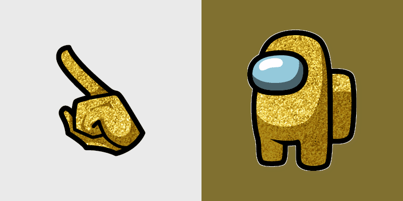 Gold Glitter Crewmate