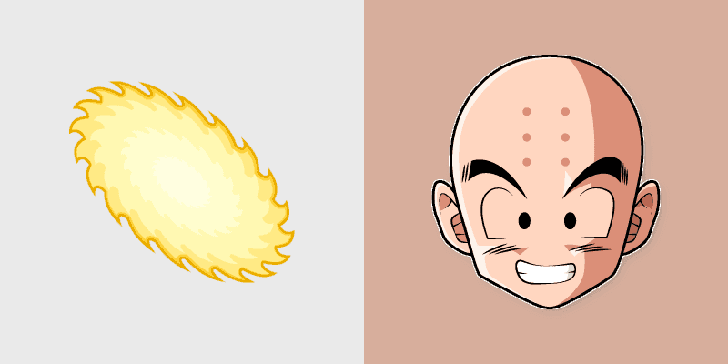 Krillin's Fierce Cursor Pack