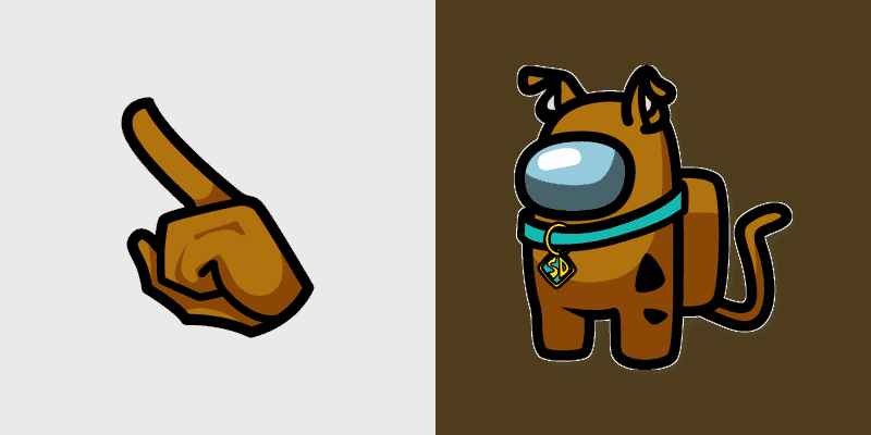 Cute Cursor Pack - Scooby-Doo Among Us Mouse