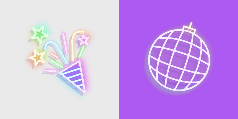 Neon Disco Cursor Pack