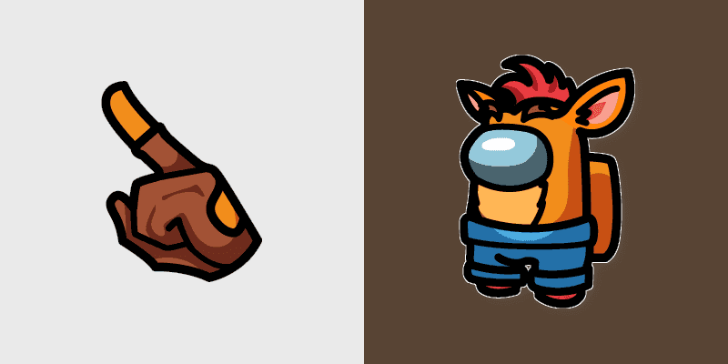 Custom Cursor Pack: Crash Bandicoot Edition