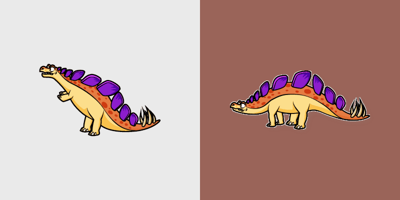Custom Cursor Stegosaurus Pack