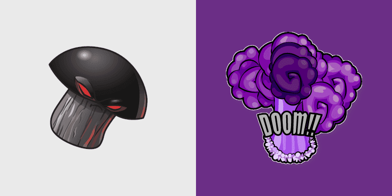 Explosive Doom-Shroom Cursor Pack