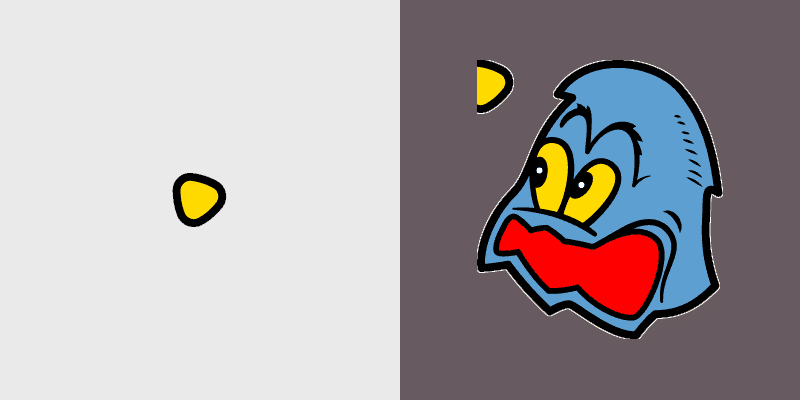 Pac-Man Blue Ghost