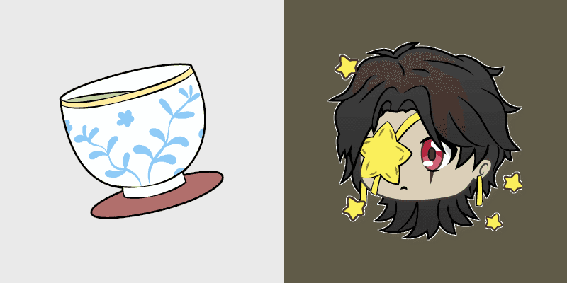 Custom Cursor Pack - Cute Wei and Green Tea