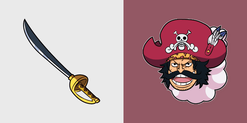 Gold Roger and Ace Sword