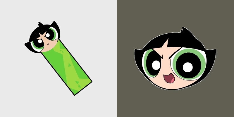 Custom Cursor Pack - Powerpuff Girls Z Buttercup