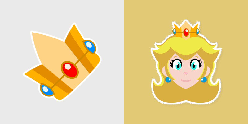 Cute Cursor Pack - Princess Peach Edition