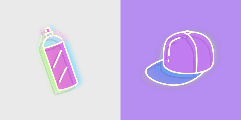 Neon Cute Glow One