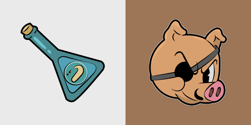 Cute Cuphead Cursor Pack