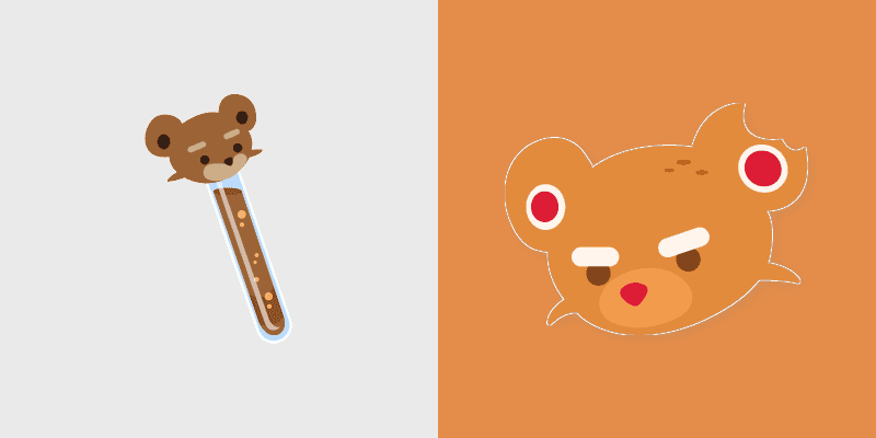 Cute Cursor Pack - Super Gingerbread Bear