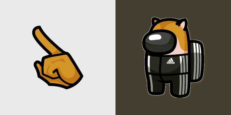 Doge Meme Adidas Crewmate