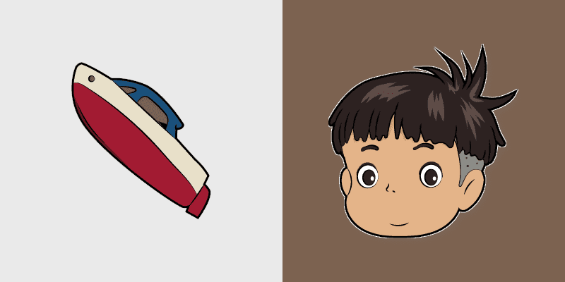 Ponyo Cute Mouse Cursor Pack