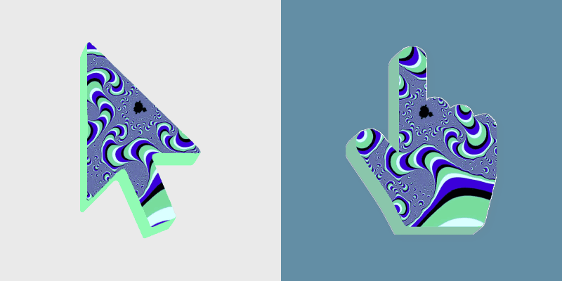 Cute Cursor Optical Illusion Pack