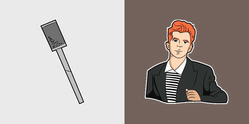 Rickroll Meme Custom Cute