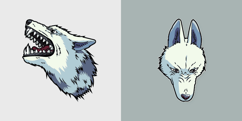 Cute Cursor Pack - Princess Mononoke Moro