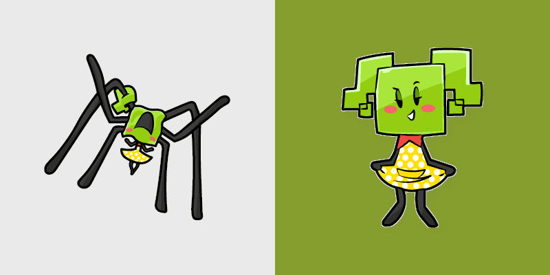 Cute Cursor Pack - Mimi & Spider