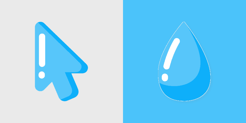 Custom Cursor Ocean Wave