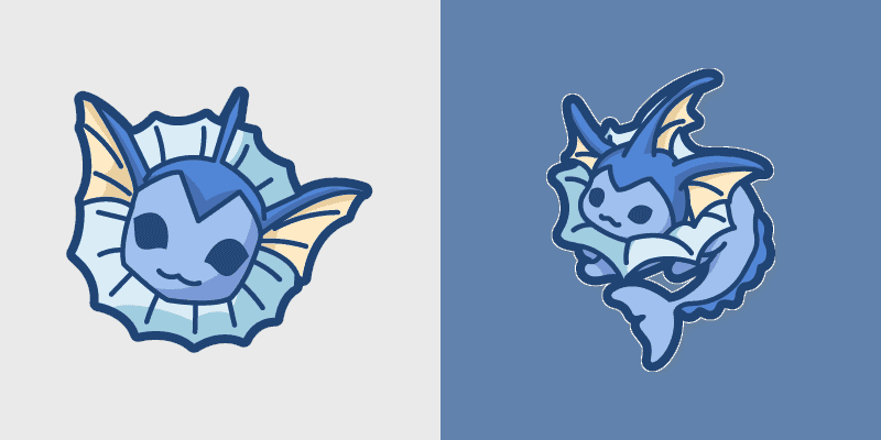 Cute Cursor Pack - Vaporeon