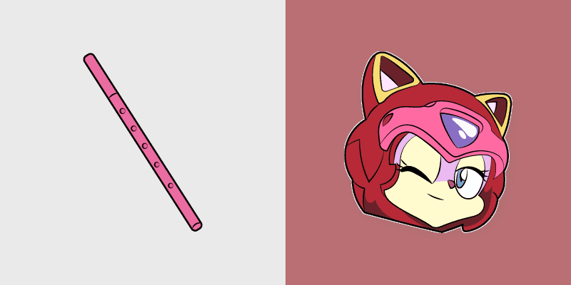 Custom Cursor Pack - Polly Esther Samurai Pizza