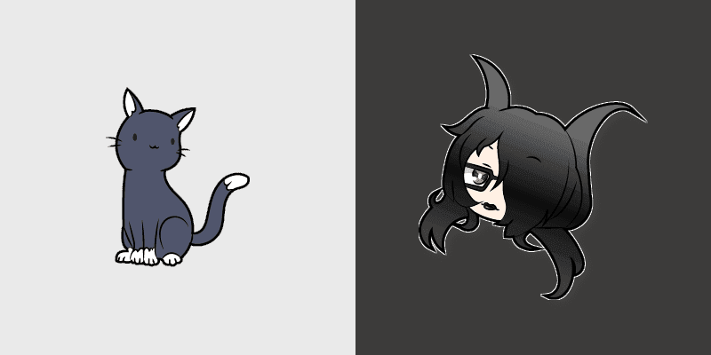 Enchanting Morgana & Kitty Cursor Pack