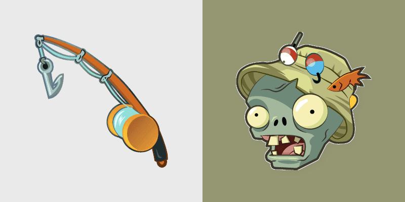 Cute Cursor Pack - Fisherman Zombie
