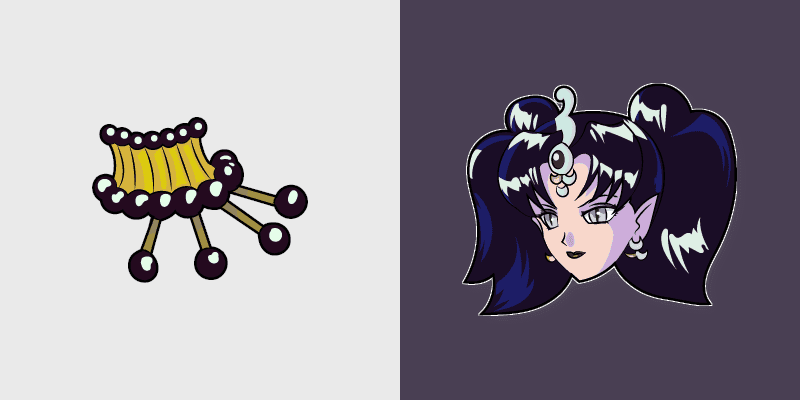 Sailor Moon Queen Nehelenia Cute Cursor Pack