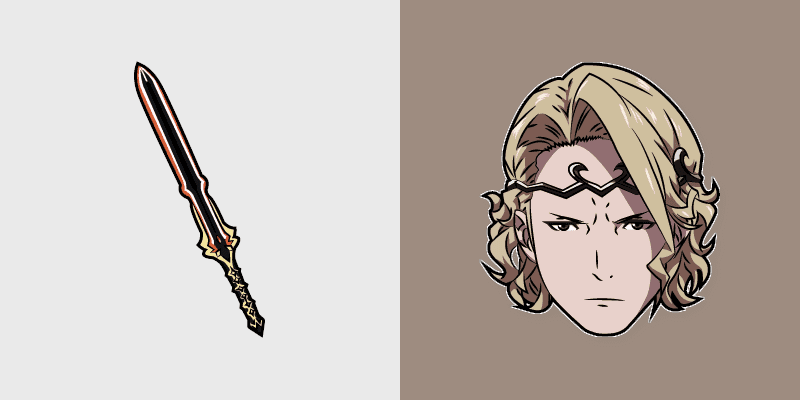 Cute Cursor Pack - Xander & Siegfried Sword