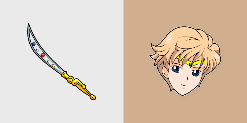 Cute Cursor Pack - Sailor Uranus