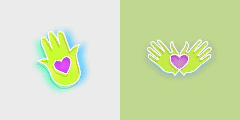 Neon Yoga Peace